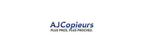 site web ajcopieurs impression et gestion de documents a été réalisé par cep-socotic agence web implante a proximite de amboise 37400